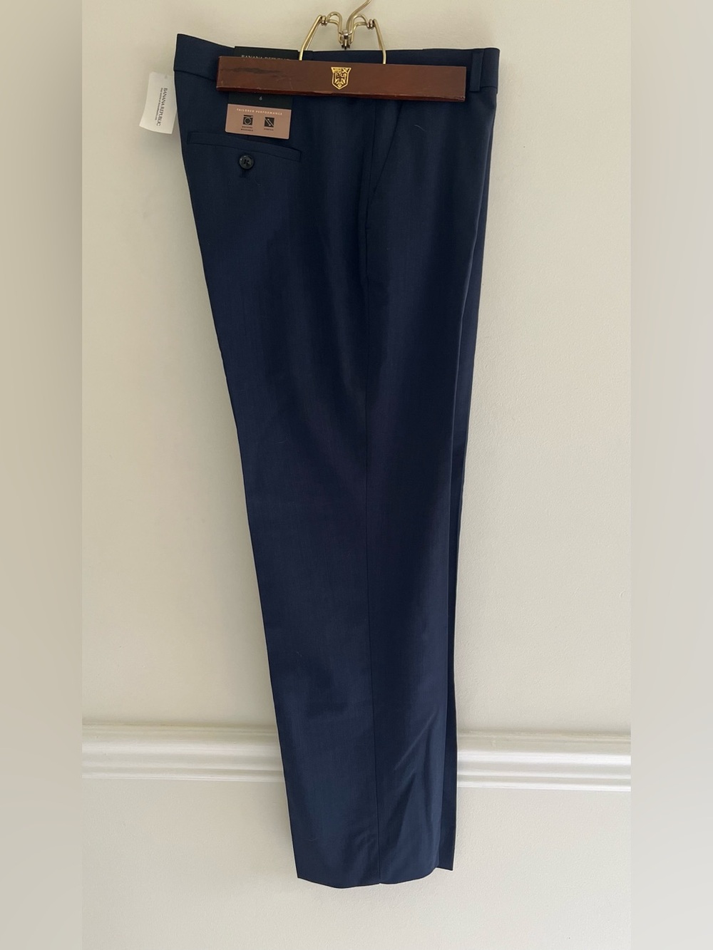 NWT Banana Republic Women’s Wool Navy Dress Pants - Classic Tailored Fit